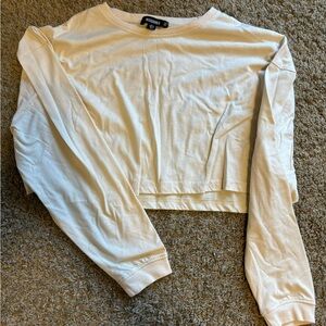 Misguided Long Sleeve Crop Top Size 4 (Medium)